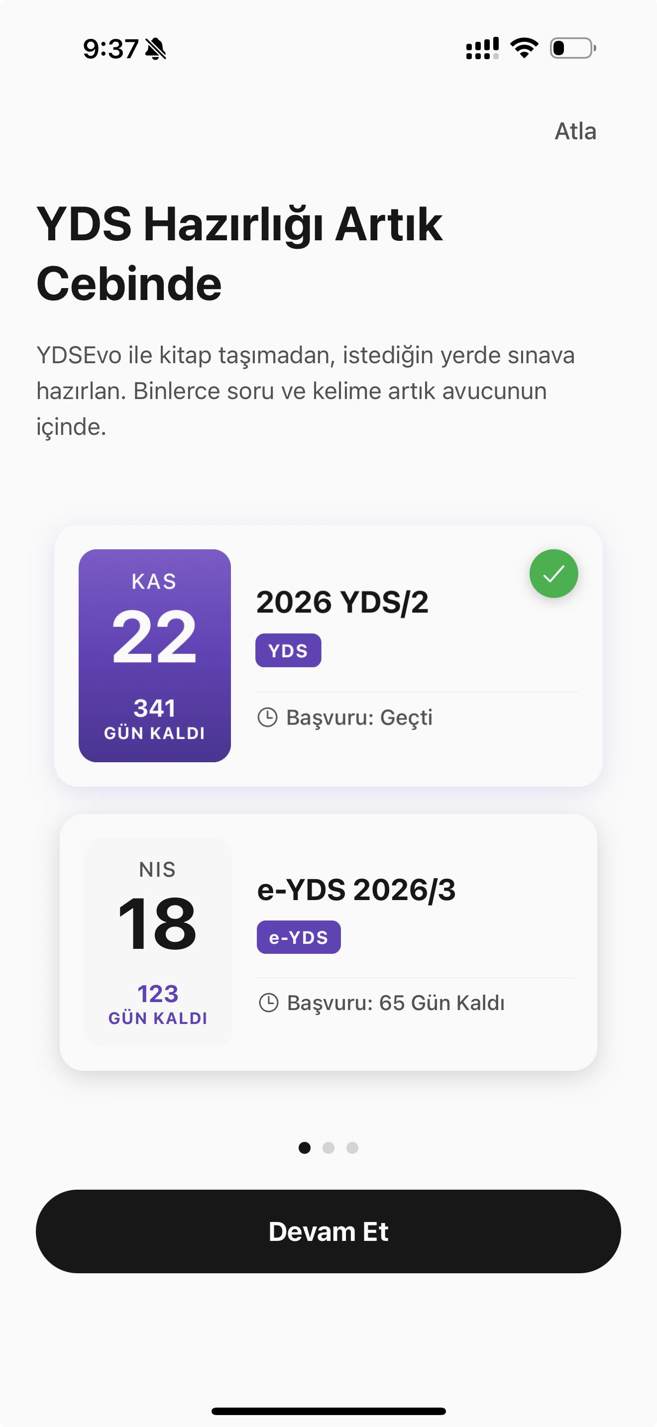 YDSEvo App Screenshot